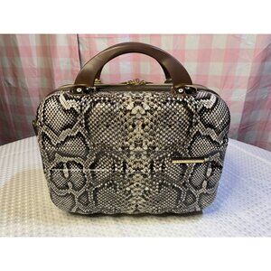 Marcy McKenna 2-in-1 Essential St. Tropez Design Beauty Case Snake/Alligator Ski